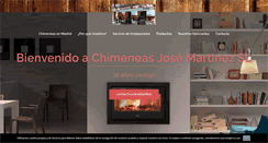 Desktop Screenshot of chimeneasjosemartinez.es