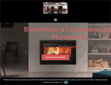 Tablet Screenshot of chimeneasjosemartinez.es